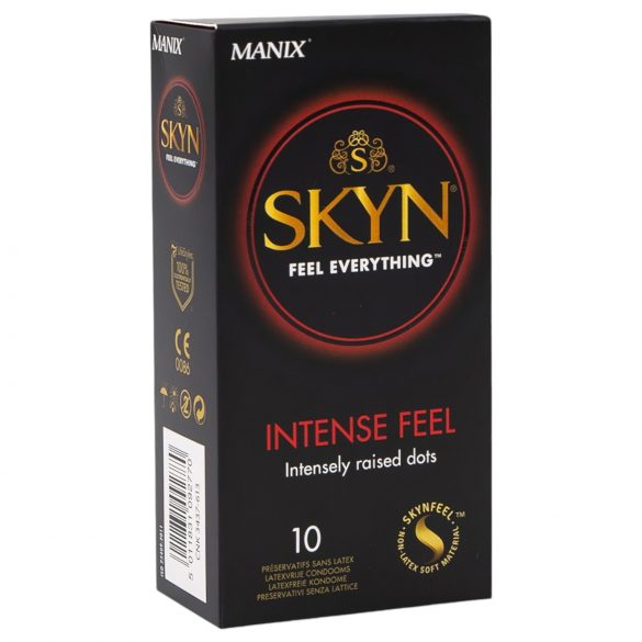 Manix SKYN Intense - préservatifs sans latex, perlés (10 unités)