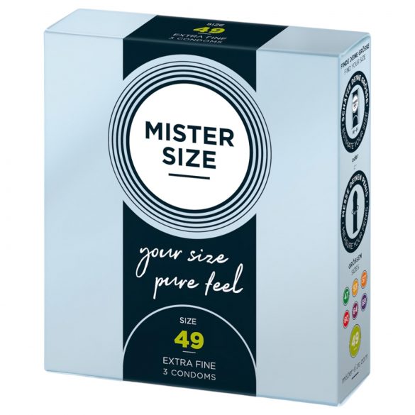 Mister Size préservatif fin - 49mm (3 pcs)