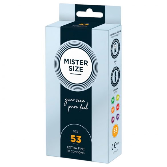 Mister Size préservatifs fins - 53mm (10 pièces)