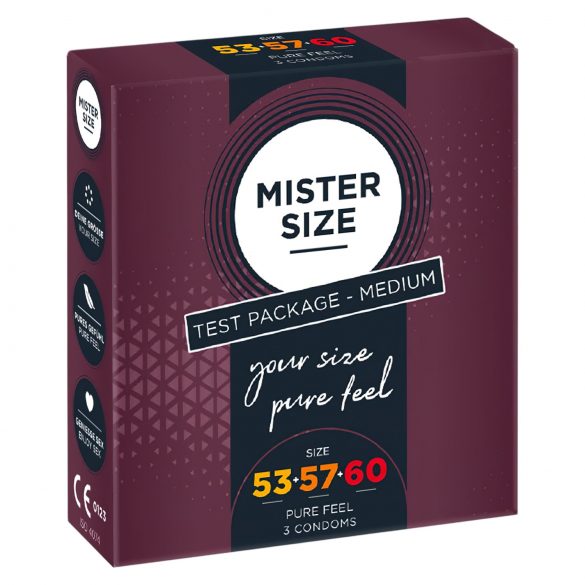 Mister Size - Préservatifs 53-60mm (3 pièces)