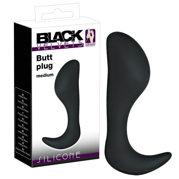 / Black Velvet crochet - plug anal (noir)