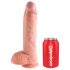 King Cock Grand Dildo 25 cm - Naturel