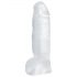 Dildo géant transparent