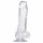 Dildo en gelée transparente