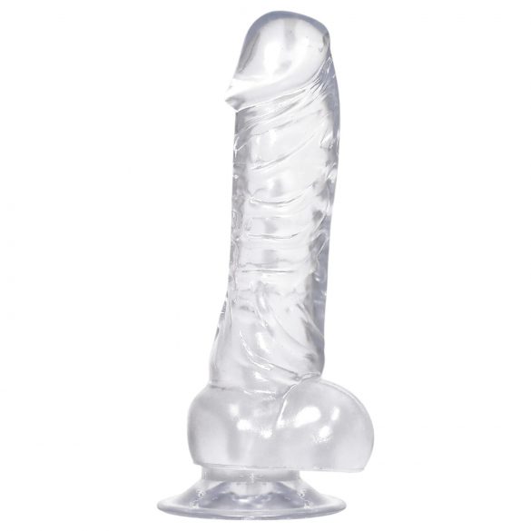 Dildo en gelée transparente