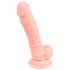 Dildo en silicone médical (18 cm) - Naturel