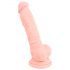 Dildo en silicone médical (18 cm) - Naturel