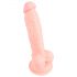 Dildo en silicone médical (18 cm) - Naturel