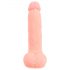 Dildo médical en silicone droit (20 cm) - naturel