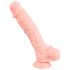 Dildo en silicone médical (24 cm) - naturel