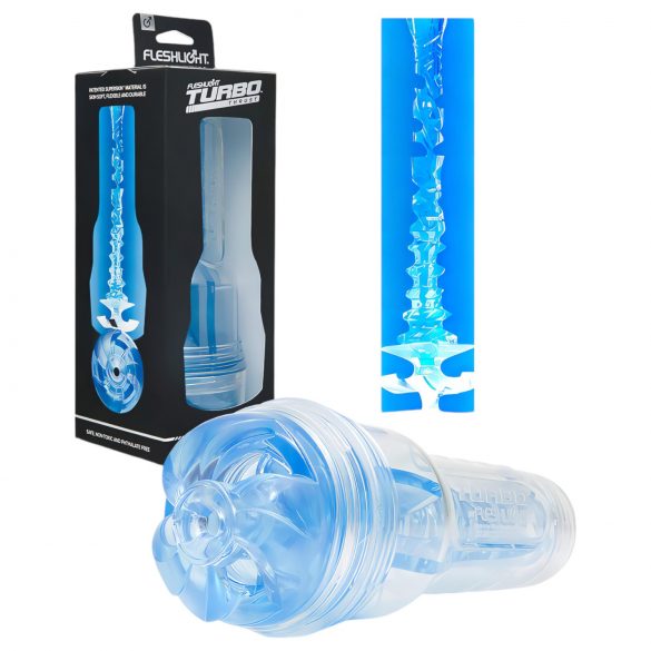 Fleshlight Turbo Thrust - masturbateur à succion (bleu)