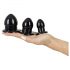 You2Toys - Kit d'extenseurs anaux - ensemble de plugs anaux - 3 pièces (noir)