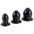 You2Toys - Kit d'extenseurs anaux - ensemble de plugs anaux - 3 pièces (noir)