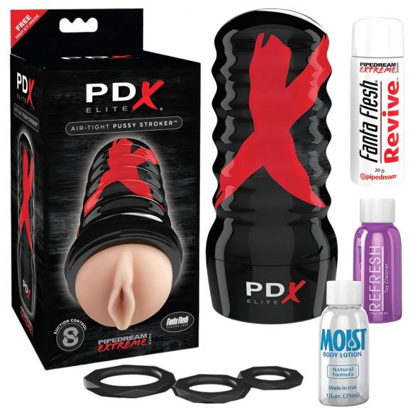 PDX Elite Vagínette Etanche - Pussy manuelle (naturel)