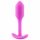 b-vibe Snug Plug 1 - plug anal à poids interne (55g) - rose