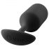 b-Vibe Snug Plug 3 - plug anal à double boule (180g) - noir