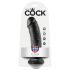 King Cock 8 gode (20 cm) - noir