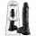 King Cock 10 dildo avec scrotum (25 cm) - noir