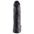 King Cock 12 grand godemichet avec testicules (30 cm) - noir