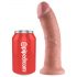 King Cock Dildo 20 cm - Naturel