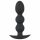 Black Velvet Heavy - Plug anal à boules de 145g (noir)