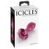 Icicles No. 79 - gode en verre anal conique (rose)