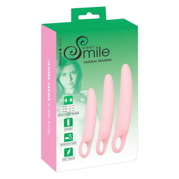 SMILE - Entraîneurs vaginaux - ensemble de godemichés - rose (3 pièces)