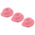 Womanizer Premium Eco - Ensemble de cloches d'aspiration de rechange - rose (3 pièces)