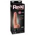 Real Feel Deluxe No.6 - Vibreur réaliste avec testicules (naturel)