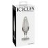 Icicles No. 26 - dildo anal en verre conique (transparent)