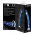 Icicles No. 29 - spirale, gode en verre bleu