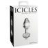 Icicles No. 44 - plug anal en verre conique (transparent)