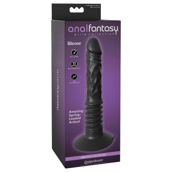 Fantasy Anal - vibromasseur anal rechargeable (noir)