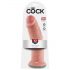 King Cock 10 - Gode avec ventouse (25cm) - nature