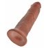 King Cock 10 - grand gode à ventouse (25 cm) - couleur chair foncée