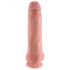 King Cock 11 - gode avec ventouse, avec testicules (28 cm) - couleur chair