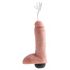 King Cock 8 - Gode réaliste éjaculateur (20cm) - Naturel