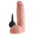 King Cock 8 - Gode réaliste éjaculateur (20cm) - Naturel