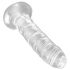 King Cock Clear 6 - gode ventouse (15 cm)