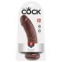 King Cock 8 gode (20 cm) - marron