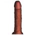 King Cock Plus 7,5 - vibromasseur avec testicules (marron)