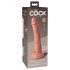 King Cock Elite 18cm ventouse, dildo réaliste - naturel