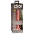 King Cock Elite 18cm ventouse, dildo réaliste - naturel