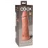 King Cock Elite 8 - godemichet réaliste avec ventouse (20cm) - naturel