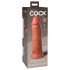 Élite King Cock 8 - gode à ventouse (20 cm) - couleur chair foncée