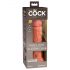 Élite King Cock 8 - gode à ventouse (20 cm) - couleur chair foncée