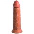 Élite King Cock 8 - gode à ventouse (20 cm) - couleur chair foncée