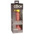 King Cock Elite 6 - vibromasseur réaliste avec ventouse (15 cm) - naturel