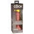 King Cock Elite 6 - vibromasseur réaliste avec ventouse 15 cm (naturel foncé)