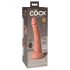 King Cock Elite 7 - vibromasseur avec ventouse et télécommande 18cm - naturel